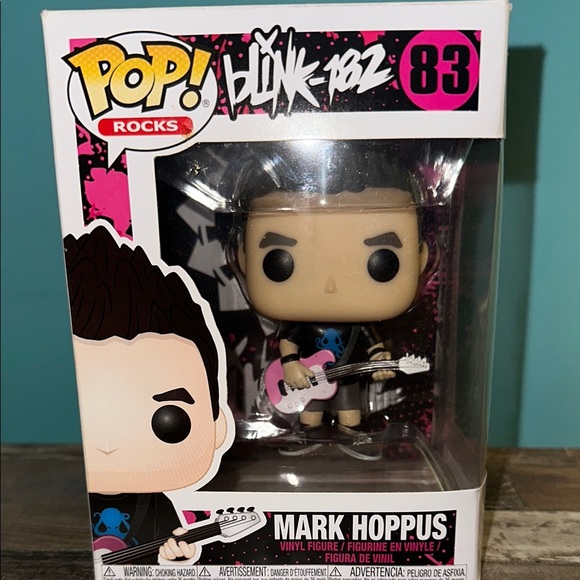 Funko Pop Rocks Figure with Pink Guitar - Picture 1 of 1